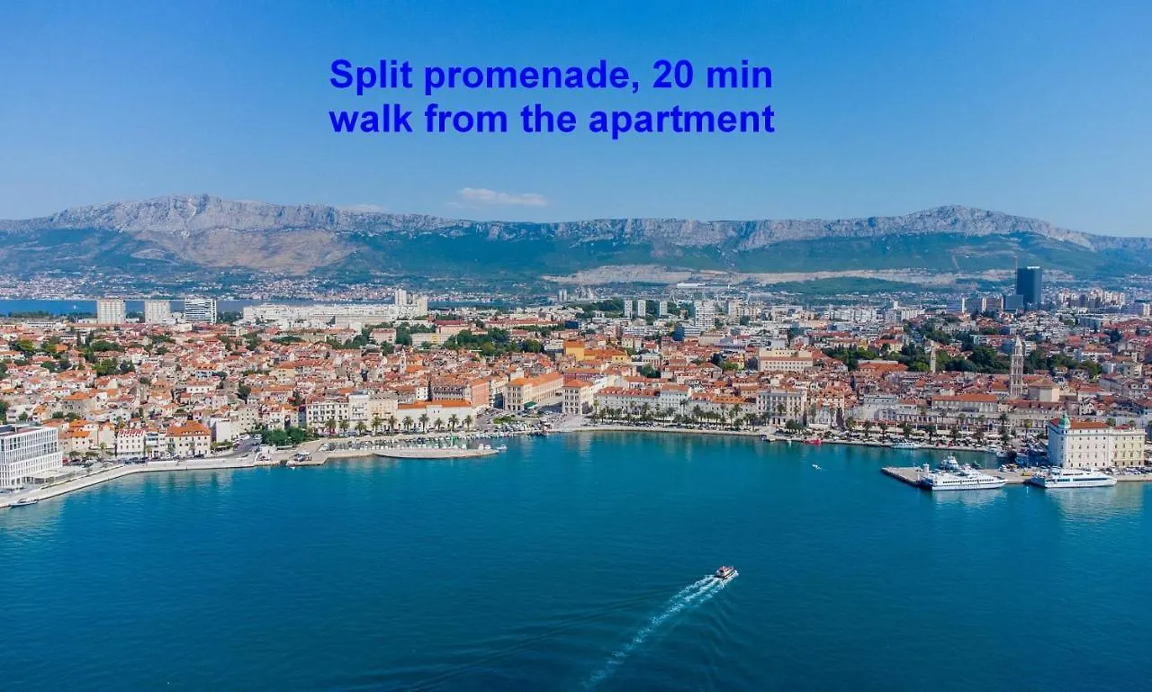 شقة A3 - Luxury Apt W Big Balcony 4 Min Walk To Beach سبليت كرواتيا